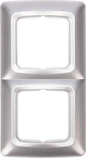Изображение товара Рамка для выключателей и розеток Kranz KR-78-0286 (серебряный)