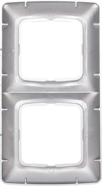 Изображение товара Рамка для выключателей и розеток Kranz KR-78-0286 (серебряный)