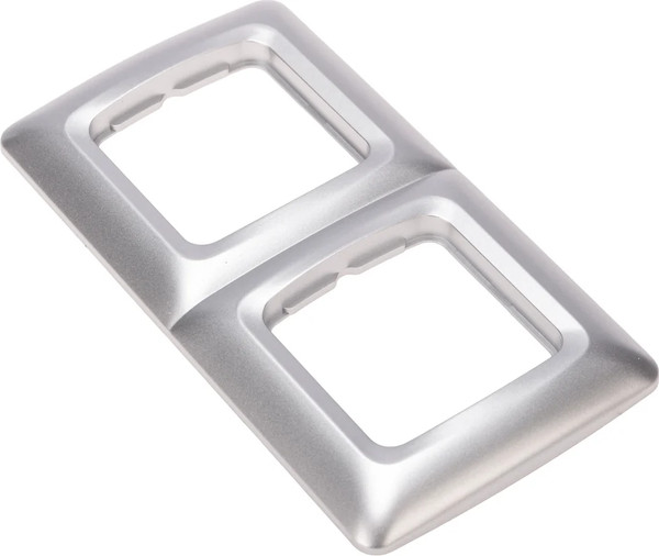 Изображение товара Рамка для выключателей и розеток Kranz KR-78-0286 (серебряный)