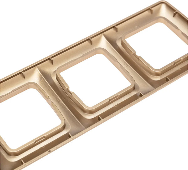 Изображение товара Рамка для выключателей и розеток Kranz KR-78-0317 (золотой)