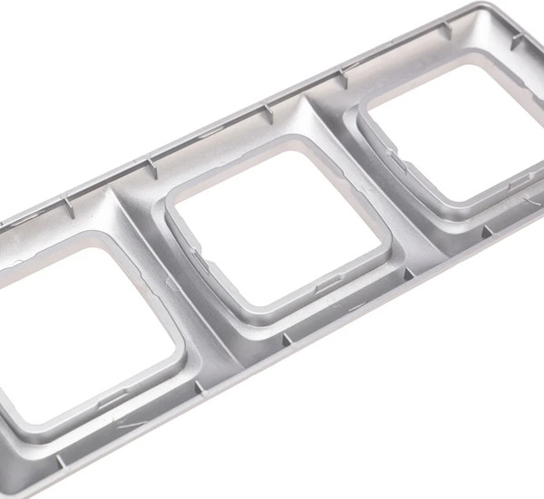 Изображение товара Рамка для выключателей и розеток Kranz KR-78-0287 (серебряный)