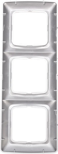 Изображение товара Рамка для выключателей и розеток Kranz KR-78-0287 (серебряный)