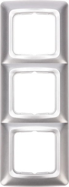 Изображение товара Рамка для выключателей и розеток Kranz KR-78-0287 (серебряный)