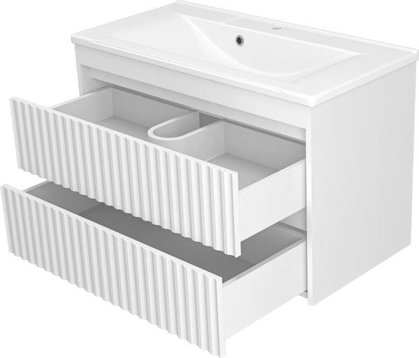 Изображение товара Тумба с умывальником Brevita Balaton 90 / BAL-06090-01-01П2Я+5224900