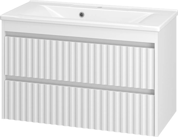 Изображение товара Тумба с умывальником Brevita Balaton 90 / BAL-06090-01-01П2Я+5224900