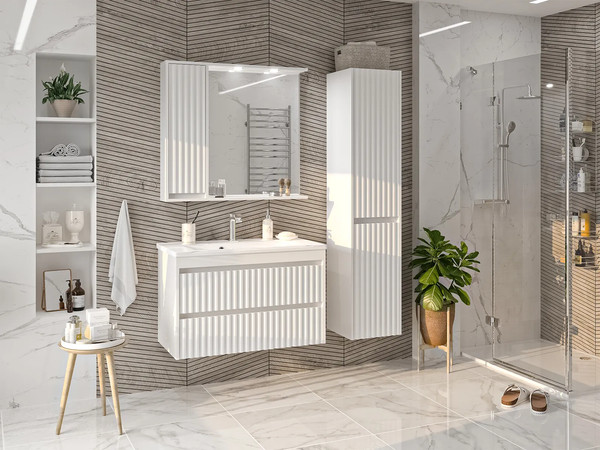 Изображение товара Тумба с умывальником Brevita Balaton 90 / BAL-06090-01-01П2Я+5224900