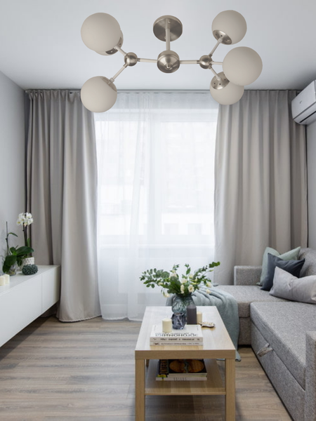 Изображение товара Потолочный светильник Mirastyle BL-8255/6 SN+WT