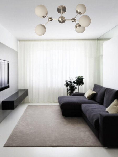 Изображение товара Потолочный светильник Mirastyle BL-8255/6 SN+WT