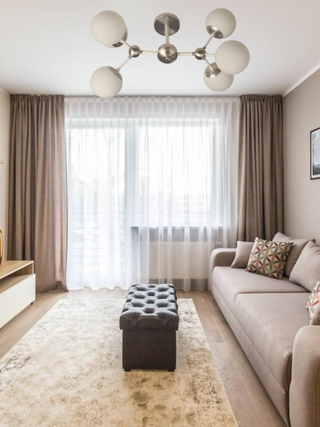 Изображение товара Потолочный светильник Mirastyle BL-8255/6 SN+WT