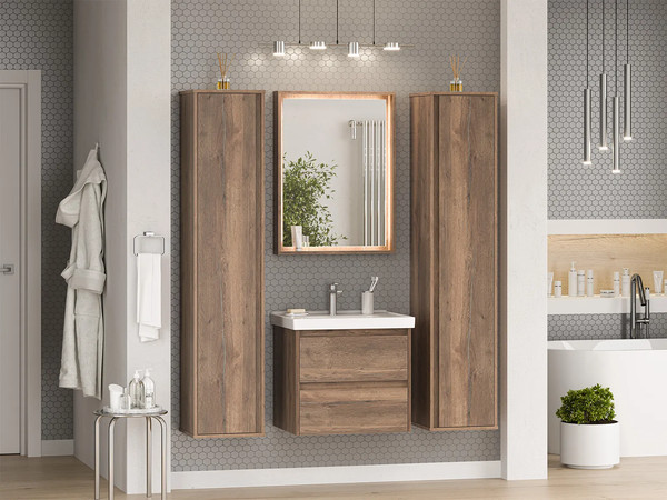 Изображение товара Тумба с умывальником Brevita Dallas 60 / DAL-01060-074П+641587