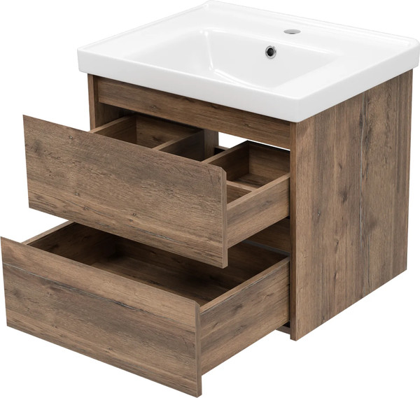 Изображение товара Тумба с умывальником Brevita Dallas 60 / DAL-01060-074П+641587