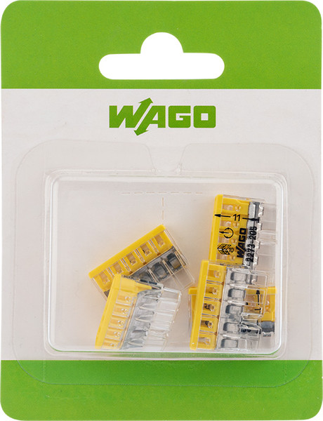 Изображение товара Набор клемм Wago 07-5134-05 (5шт)