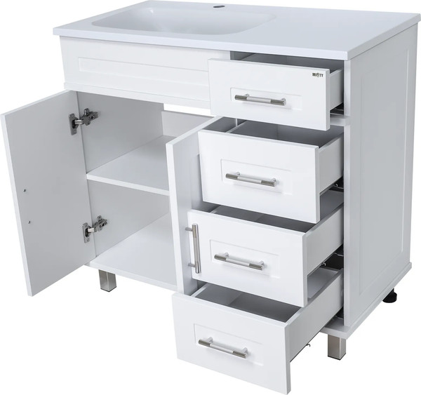 Изображение товара Тумба с умывальником Misty Купер 90 / П-Куп01090-0124ЯЛ+ФР-00003411