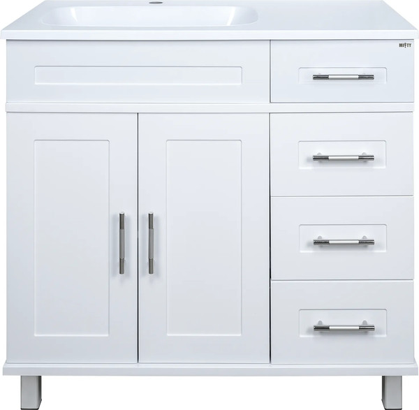 Изображение товара Тумба с умывальником Misty Купер 90 / П-Куп01090-0124ЯЛ+ФР-00003411