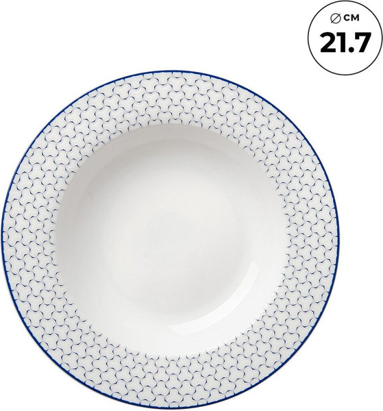 Изображение товара Тарелка столовая глубокая HomeQueen Воздушная 77098