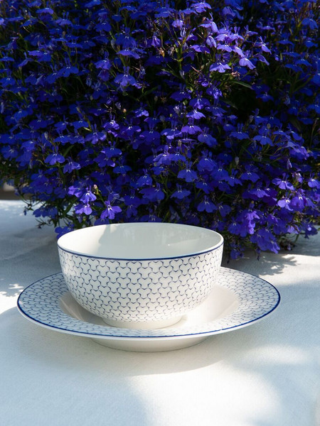 Изображение товара Тарелка столовая глубокая HomeQueen Воздушная 77098