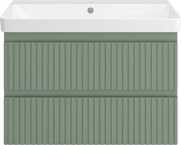 Изображение товара Тумба с умывальником Brevita Victory 80 / VIC-09080-0802Я+11080-KL