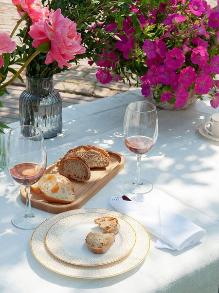 Изображение товара Тарелка закусочная (десертная) HomeQueen Медовая 77092