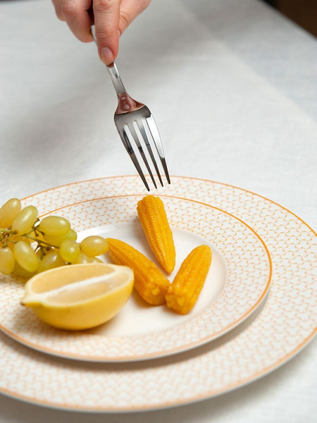 Изображение товара Тарелка закусочная (десертная) HomeQueen Медовая 77092