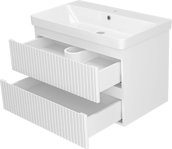 Изображение товара Тумба с умывальником Brevita Victory 80 / VIC-09080-0102Я+11080-KL