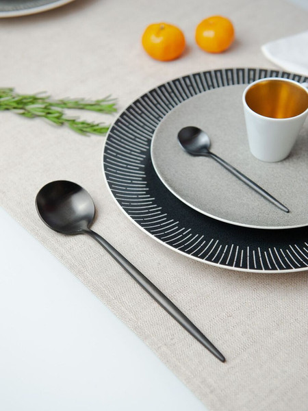 Изображение товара Тарелка закусочная (десертная) HomeQueen Нуар 77108