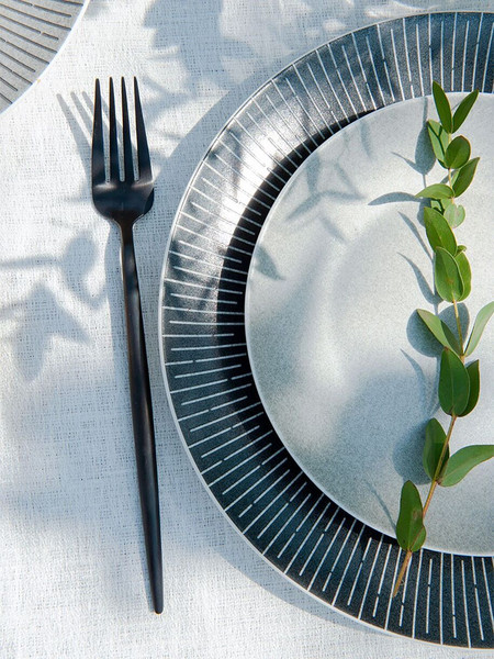 Изображение товара Тарелка закусочная (десертная) HomeQueen Нуар 77108