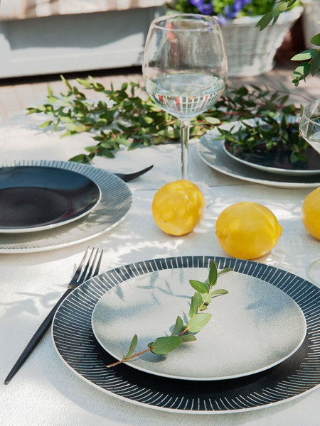 Изображение товара Тарелка закусочная (десертная) HomeQueen Нуар 77108