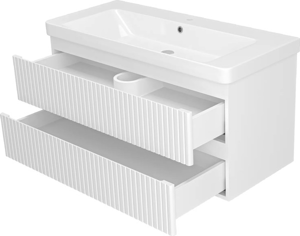 Изображение товара Тумба с умывальником Brevita Victory 105 / VIC-09105-0102Я+11105-KL