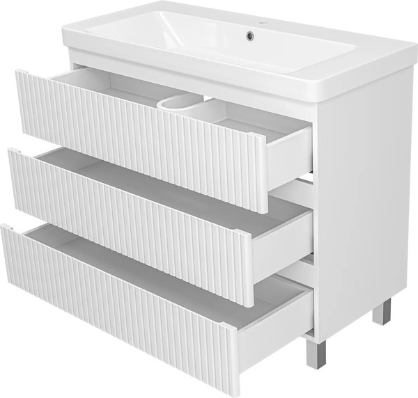 Изображение товара Тумба с умывальником Brevita Victory 105 / VIC-07105-0103Я+11105-KL