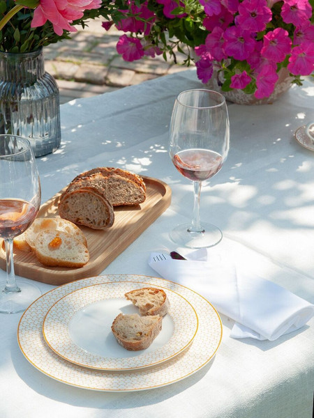 Изображение товара Тарелка столовая обеденная HomeQueen Медовая 77091