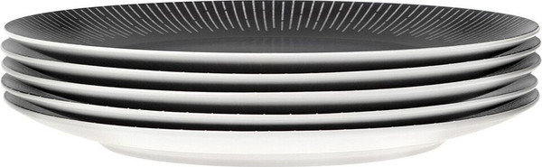 Изображение товара Тарелка столовая обеденная HomeQueen Нуар 77105 (черный)