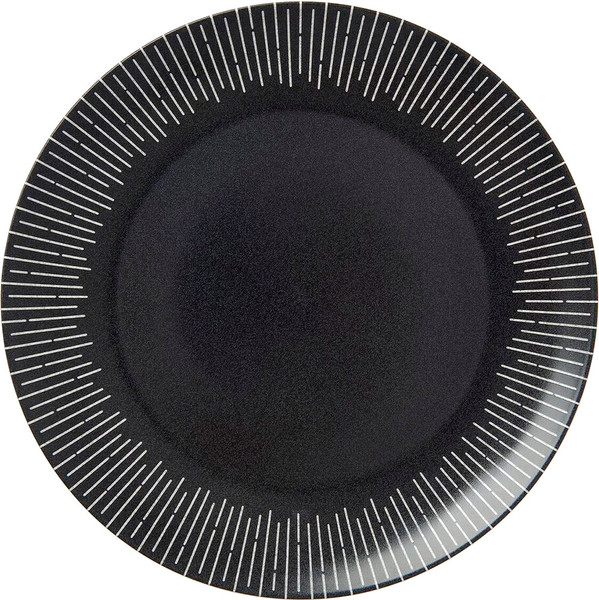 Изображение товара Тарелка столовая обеденная HomeQueen Нуар 77105 (черный)