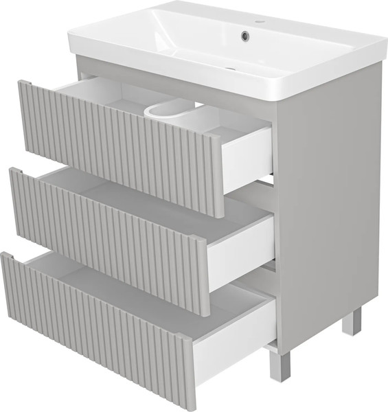 Изображение товара Тумба с умывальником Brevita Victory 80 / VIC-07080-50-03Я+11080-KL