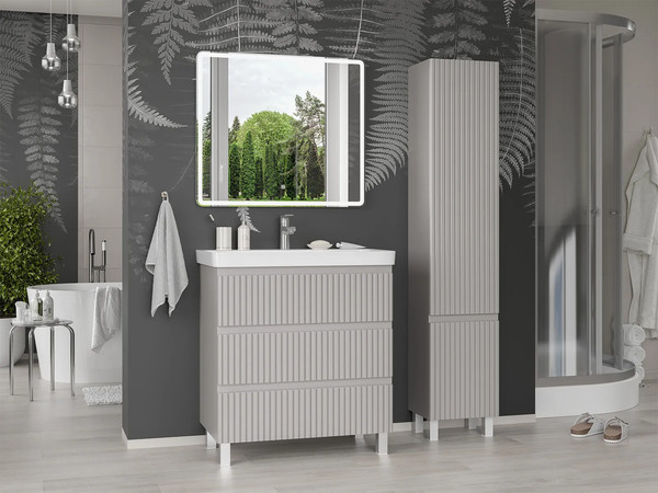 Изображение товара Тумба с умывальником Brevita Victory 80 / VIC-07080-50-03Я+11080-KL