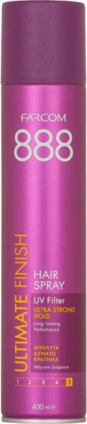 Изображение товара Лак для укладки волос Farcom Ultimate Finish ультрасильной фиксации (400мл)