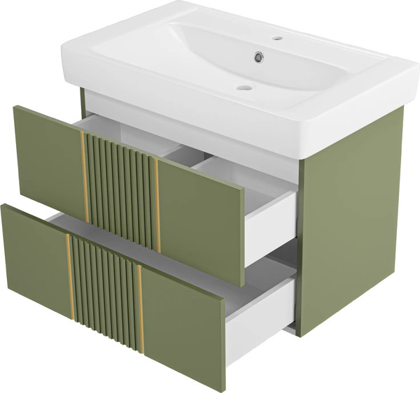 Изображение товара Тумба с умывальником Brevita Vega 80 / VEG-09080-0802Я+192185