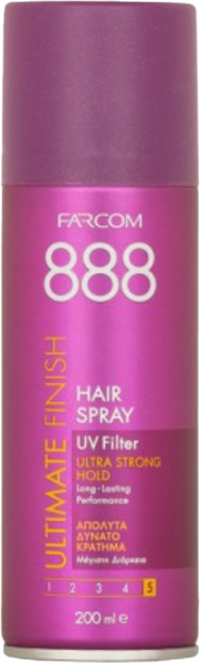 Изображение товара Лак для укладки волос Farcom Ultimate Finish ультрасильной фиксации (200мл)