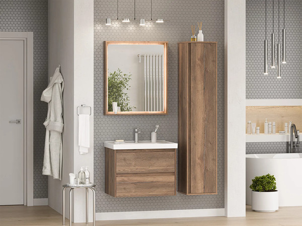 Изображение товара Тумба с умывальником Brevita Dallas 70 / DAL-01070-074П+641600