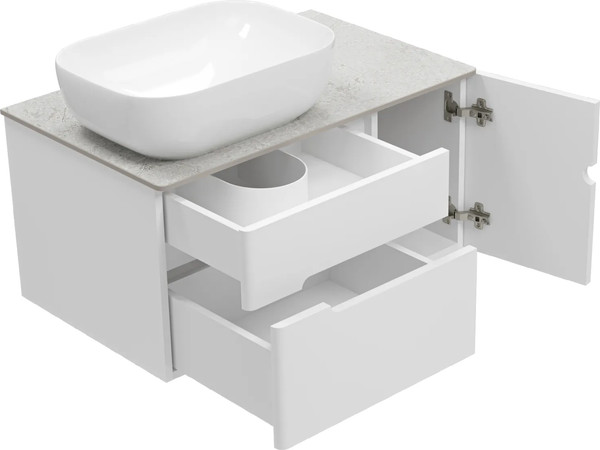 Изображение товара Тумба под умывальник Misty Роял 80 / П-Роя-01080-011П2Я+MA01-80