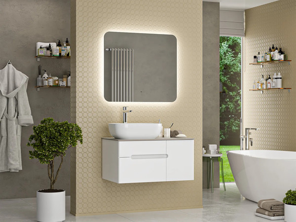 Изображение товара Тумба под умывальник Misty Роял 80 / П-Роя-01080-011П2Я+MA01-80