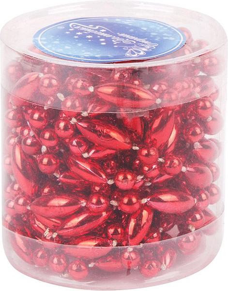 Изображение товара Гирлянда-бусы Волшебная страна Жемчуг 108579 (красный)