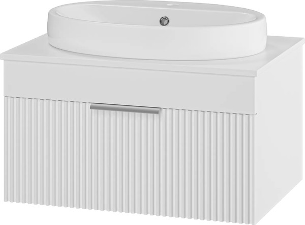 Изображение товара Тумба с умывальником Brevita Enfida 70 / ENF-06070-0141Я+0116