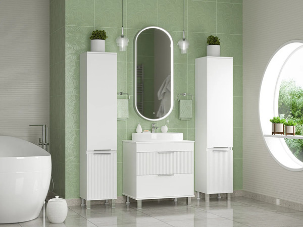 Изображение товара Тумба с умывальником Brevita Enfida 70 / ENF-06070-0142Я+0116