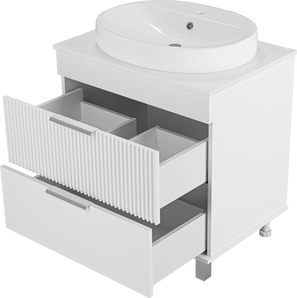 Изображение товара Тумба с умывальником Brevita Enfida 70 / ENF-06070-0142Я+0116