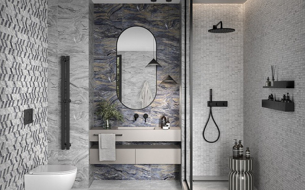 Изображение товара Плитка Unitile Стрим верх 01 (250x400, серый)