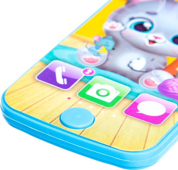 Изображение товара Развивающая игрушка Zabiaka Телефон. Мой котенок / 7099441 (голубой)