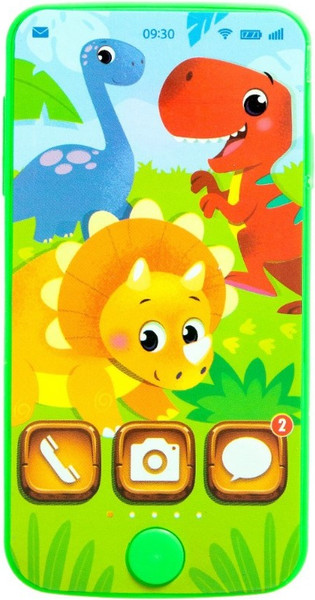 Изображение товара Развивающая игрушка Zabiaka Телефон. Динозаврик / 7099433 (зеленый)