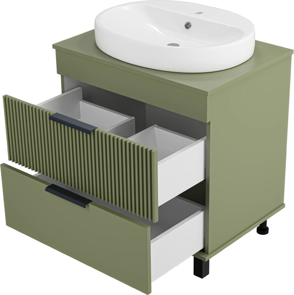 Изображение товара Тумба с умывальником Brevita Enfida 70 / ENF-06070-0842Я+0116