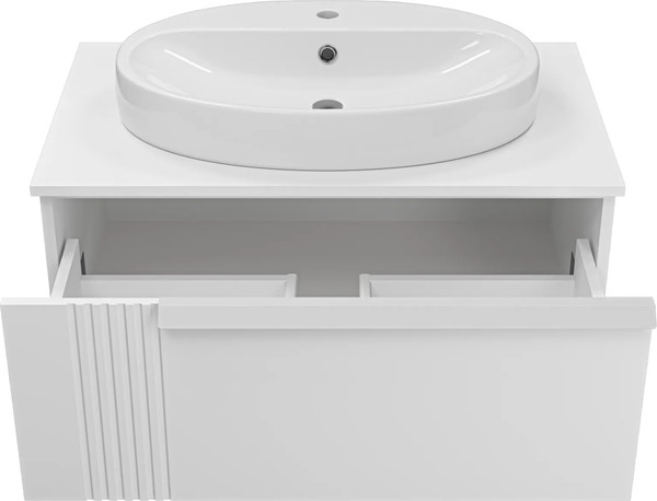 Изображение товара Тумба с умывальником Brevita Savoy 80 / SAV-09080-0101Я+0116