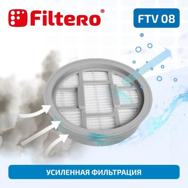 Изображение товара Комплект фильтров для пылесоса Filtero FTV 08